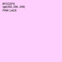 #FCCEF9 - Pink Lace Color Image
